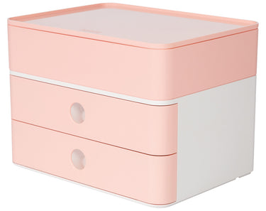 Han smart-box plus - allison - 2 lades + box - wit roze - ha-1100-86