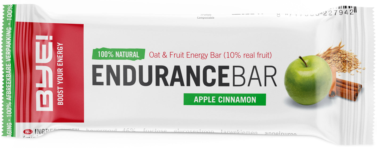 Endurance bar apple/cinnamon - 40 grams (box of 30