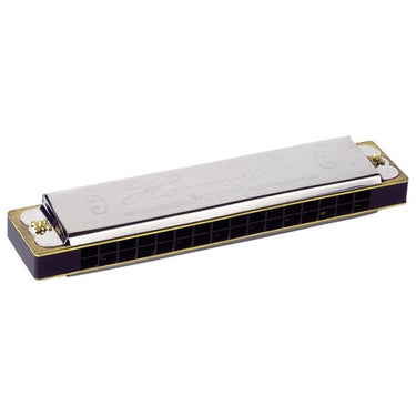 Goki mondharmonica, 16 tonen. 13 cm. in doosj