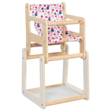 Goki poppenkinderstoel met tafel, 2in1. 3+