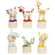 Dieren, press 'n shake-figuren, afrikaan