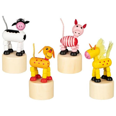 Goki houten drukfiguur dieren