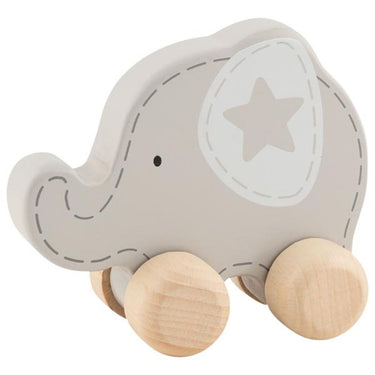 Goki houten duwfiguur olifant