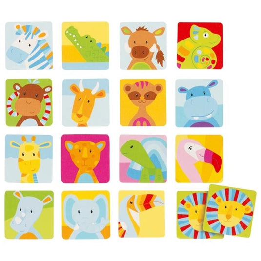 Goki memospel safari. 32 delig. 3+