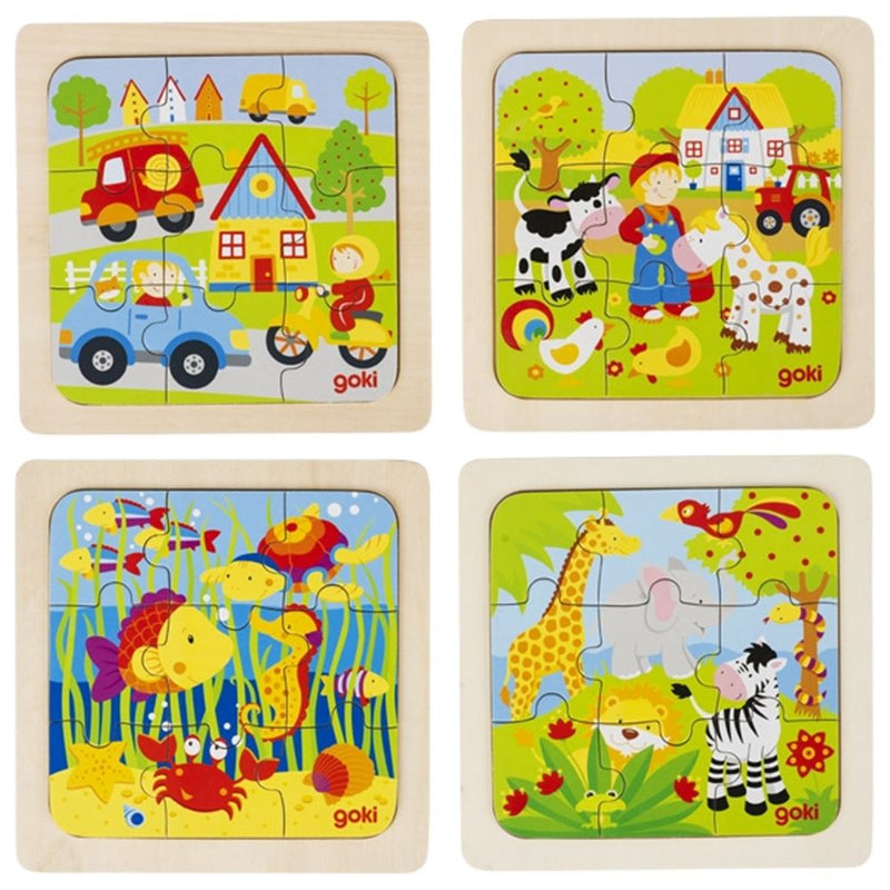 Afbeelding laden in galerijviewer, Puzzelboerderij, zeedieren etc. 9 delig.
