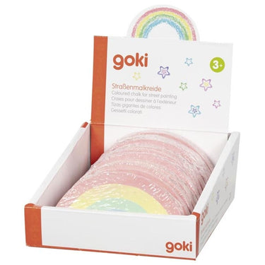 Goki stoepkrijt regenboog