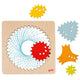 Goki spirograaf. 13x13x0,5 cm. 4+