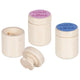 Houten melk tanden doos. 3,5x4,5 cm.