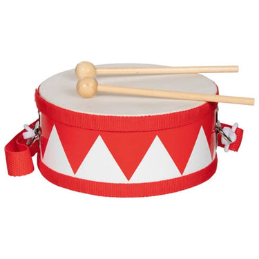 Goki trommel, rood. 7x15 cm. 3+