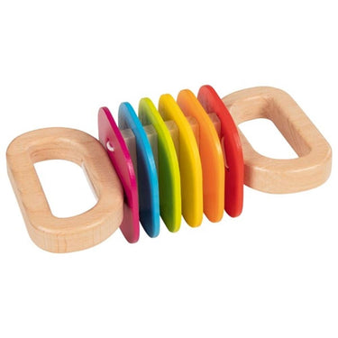 Goki regenboog rammelaar. 1+