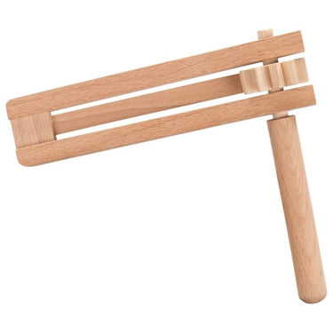 Goki houten ratelgeluidmaker. 15x14x1 cm. 14+