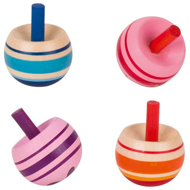 Omslagtolletjes, strepen. 3 cm. 4 kleure