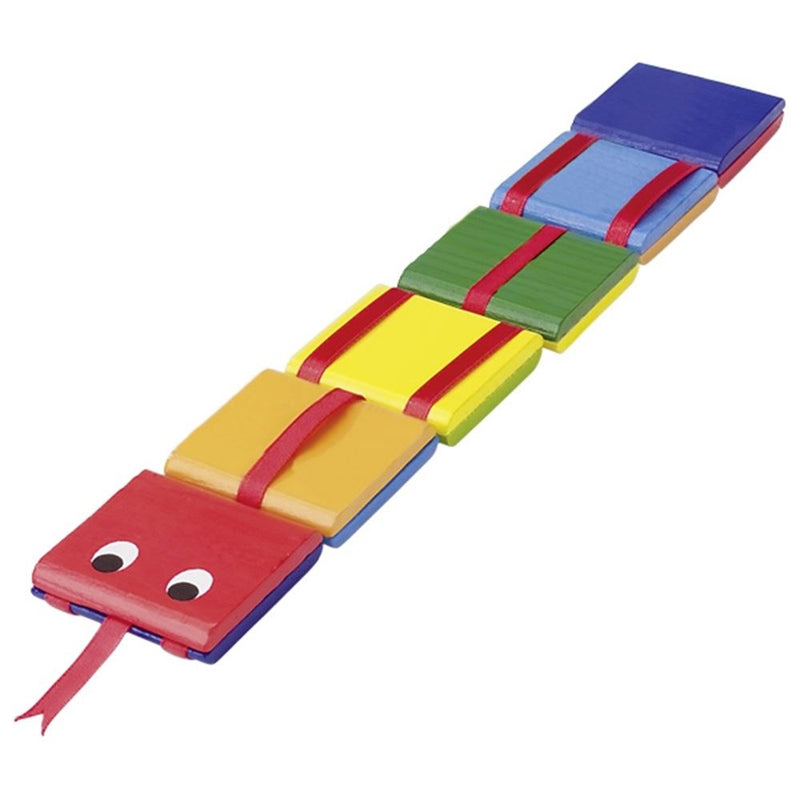 Load image into Gallery viewer, Goki magische ratelslang, jacobsladder 32 cm.

