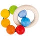 Goki houten grijppring regenboog