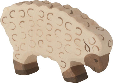 Holztiger schaap, etend. 10,5 cm.