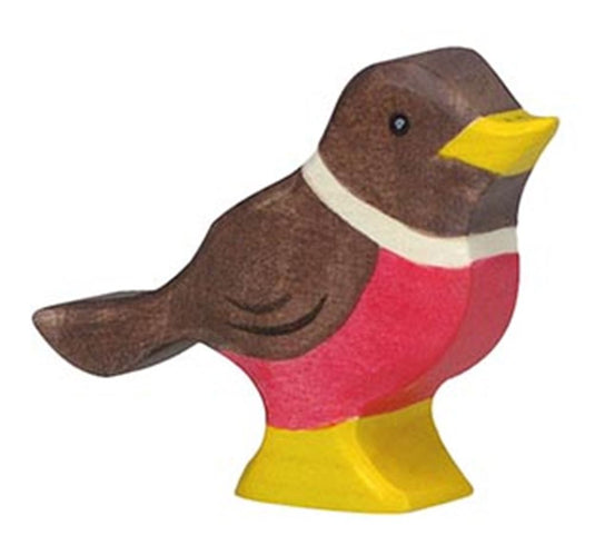 Holztiger roodborstje. 5,5 cm.