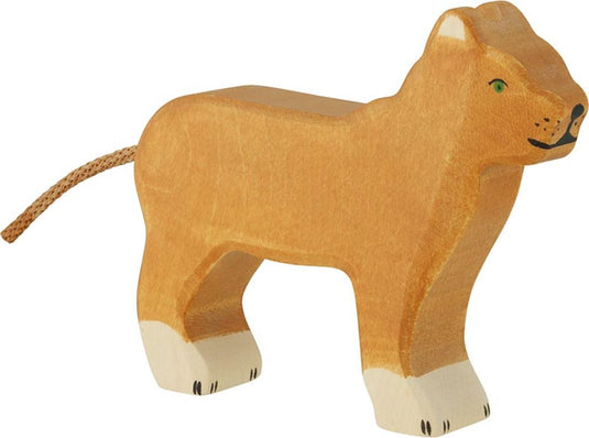 Goki holztiger leeuwin. 13,5 cm.