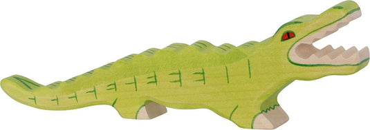 Holztiger krokodil. 26 cm.