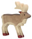Holztiger rendier. 14 cm.
