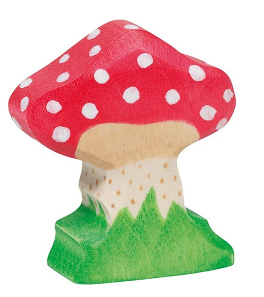 Holztiger paddenstoel. 4,9 cm.
