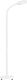 Briloner office step - led vloerlamp - witte staande lamp - met cct kleurtemperatuurregeling - dimbaar - met touch - kantelbaar - 128cm