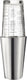 Westmark boston shaker boogie – cocktailshaker met schaalverdeling, professionele cocktailmixer, baraccessoires, inclusief recepten – roestvrij staal, 350ml