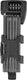 Abus vouwslot Bordo Combo Lite 6055C 85 zwart (85cm)