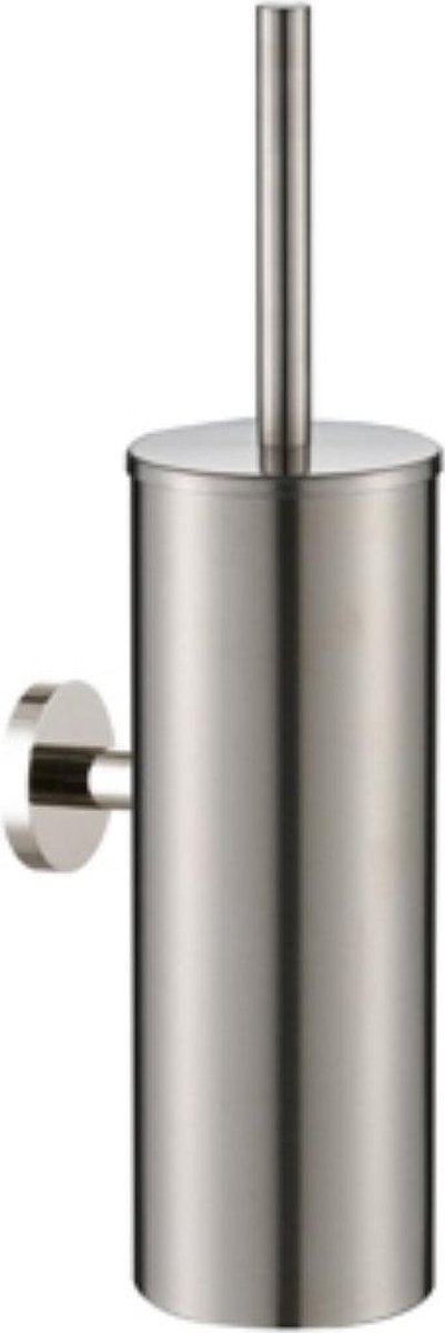 Plieger vigo toiletborstelhouder – wandbevestiging – 38 cm - 10 jaar garantie – geborsteld chroom