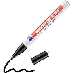 Lakmarker edding 751 841 001 1-2mm zwart