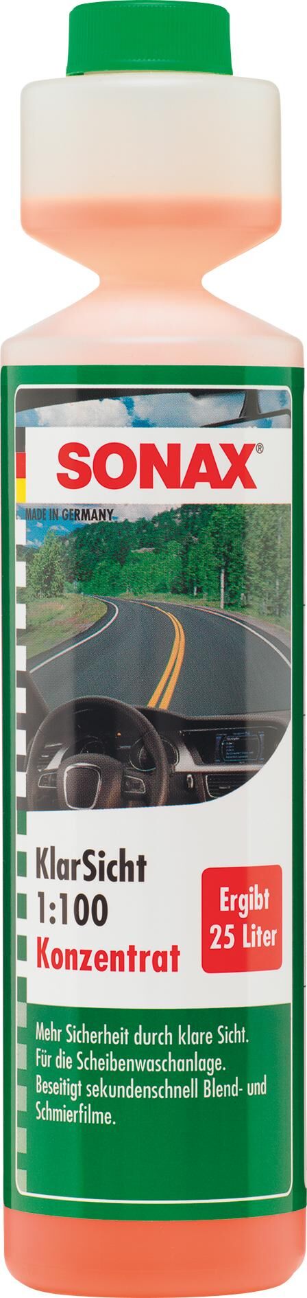Sonax vensterreiniger klarsicht 1:100 clear 250 ml