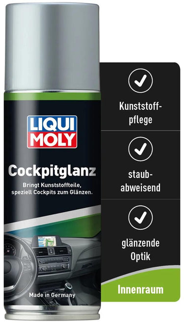 Liqui moly cockpitpflege cockpitglanz cockpit gloss 200 ml can contents 200ml