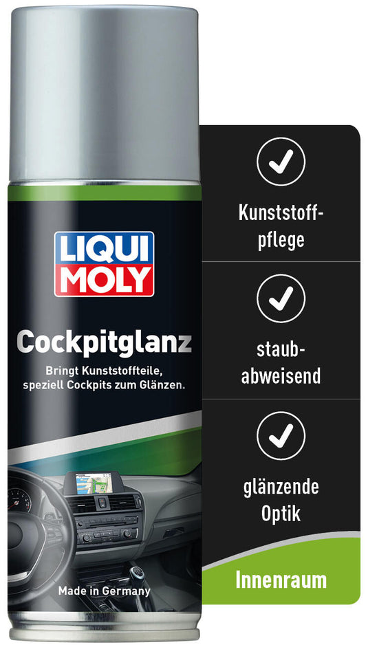 Liqui moly cockpitonderhoud cockpitglanz cockpit gloss 200 ml can contents 200ml
