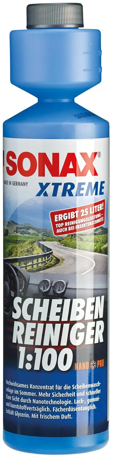 Sonax scheibenreiniger klarsicht 1:100 window cleaner 250ml xtreme