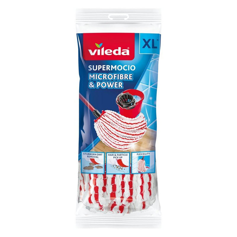 Load image into Gallery viewer, Vileda xl supermocio microfiber and power mop
