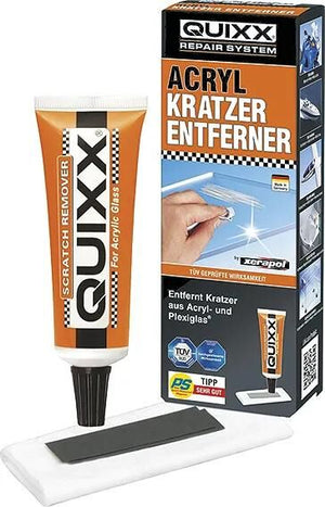 Quixx polierpastenset acryl-kratzer-entferner xerapol polishing compoun tube 50 gr.