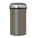 Brabantia afvalemmer touch bin 60 ltr platinum