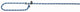 Trixie Hondenriem mountain rope retriever blauw groen