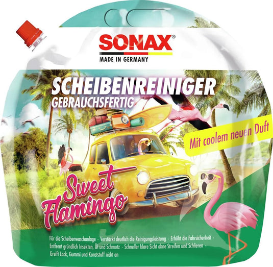Sonax scheibenreiniger window cleaner 3 l sweet flamingo