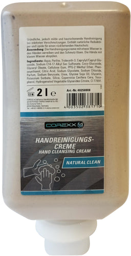 Corexx huidbeschermingsmiddel natural clean . hand cleansing cream 2l