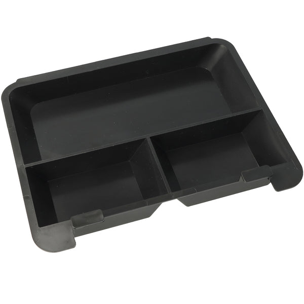 Load image into Gallery viewer, Westcott ac-e51001-zw geldkist 200x161x90mm zwart, kunststof inzet met 3 vakken
