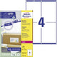 Verzendetiketten avery l7169 99,1x139mm hoog wit