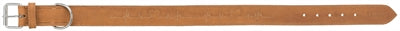 Trixie halsband hond rustic vetleer heartbeat bruin