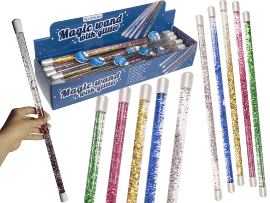 Dsp magische toverstok. 6 kleuren. 46 cm