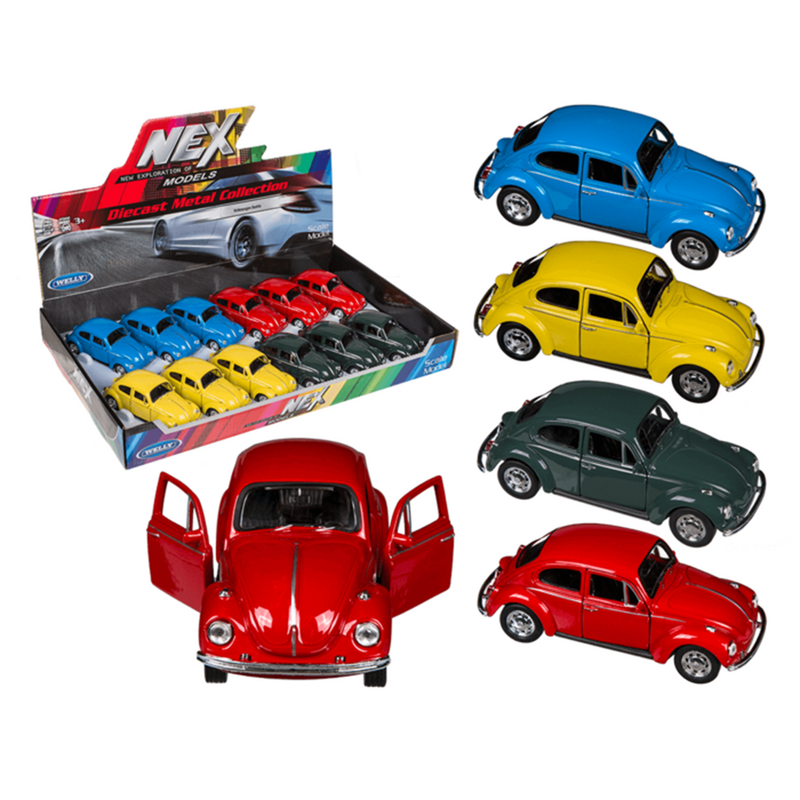Load image into Gallery viewer, Dsp modelauto met pull-back. vw kever 19
