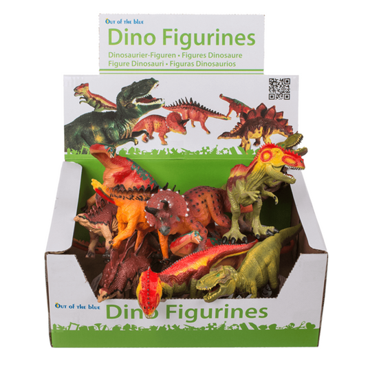 Dsp dinosaurus, ca 20 cm. 6 ass.12 stuks