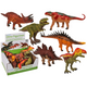 Dsp dinosaurus, ca 20 cm. 6 ass.12 stuks
