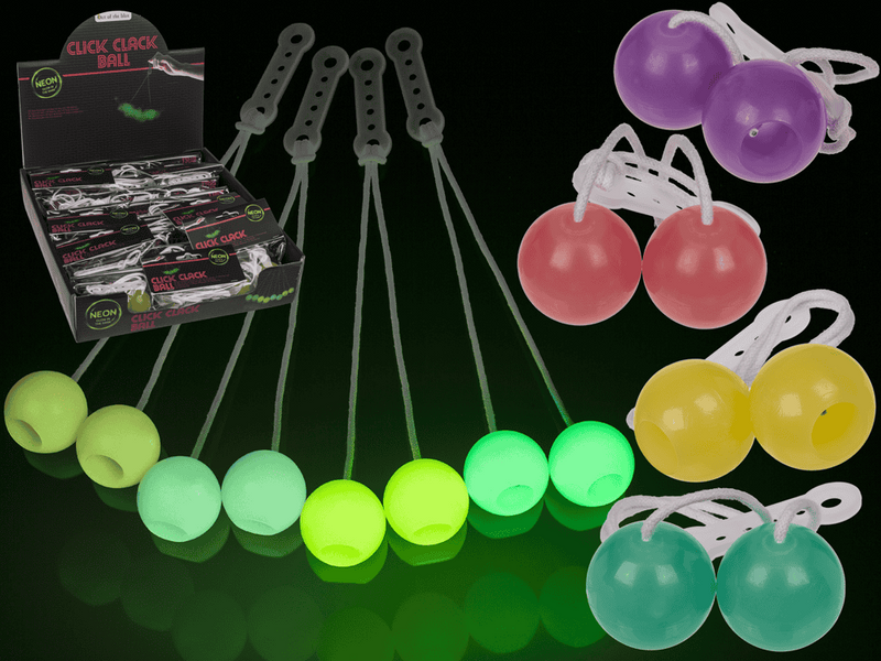 Load image into Gallery viewer, Dsp. klick-klack bal. glow in the dark.
