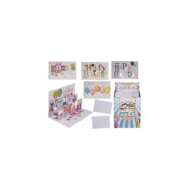 Ootb pop-up geschenkkaart happy birthday met envelop