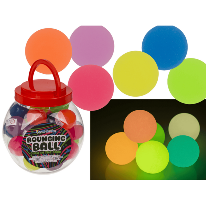 Load image into Gallery viewer, Dsp stuiterballen 4,5 cm. glow. 30 stuks

