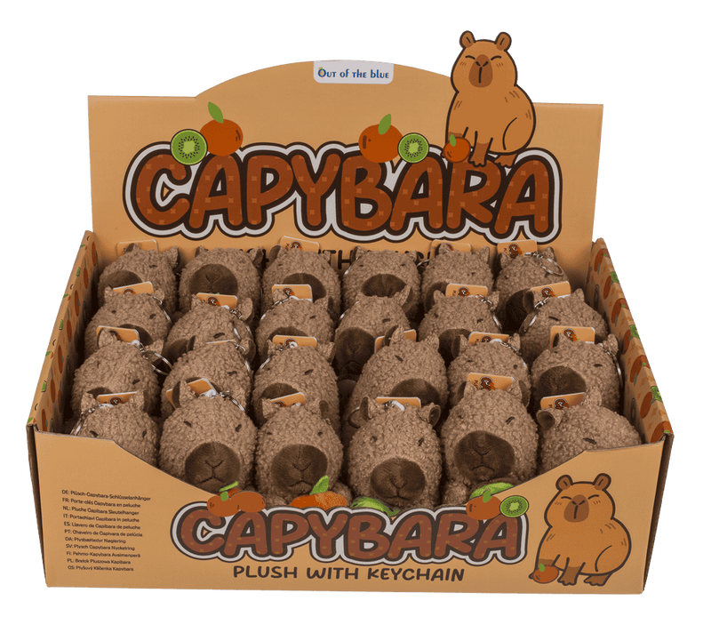 Load image into Gallery viewer, Sleutelhanger capybara. 10 cm. 2 a 24 st
